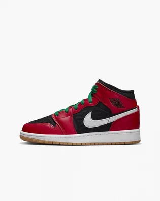 Кросівки дитячі Air Jordan 1 Mid Se (Gs) Red Dq8418-006