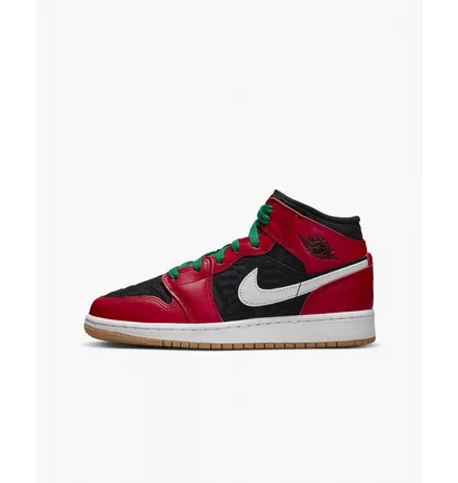 Кроссовки детские Air Jordan 1 Mid Se (Gs) Red Dq8418-006