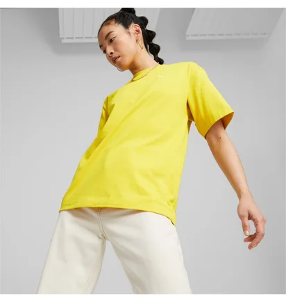Футболка женская Puma Yona Sunp Mock Neck Tee Yellow 537977-41