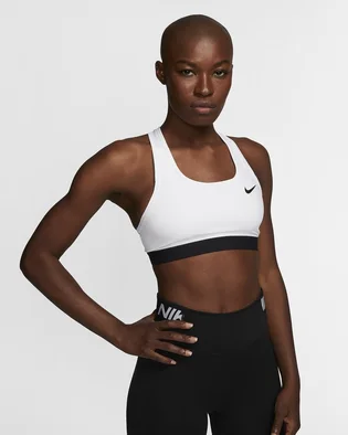 Топ женский Nike Womens Medium-Support Non-Padded Sports Bra White Bv3900-100