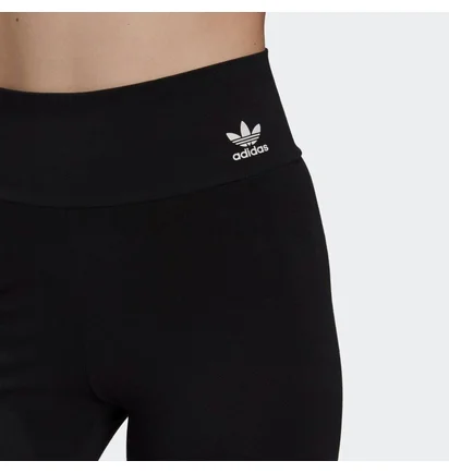 Леггинсы женские Adidas Adicolor 3D Trefoil High-Waisted Originals Black GT8461