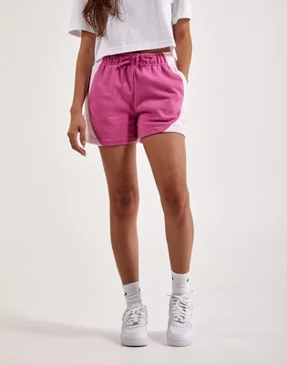 Шорты женские Nike Air Fleece Mid-Rise Shorts Pink DV8052-665