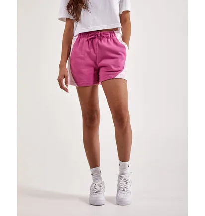 Шорты женские Nike Air Fleece Mid-Rise Shorts Pink DV8052-665