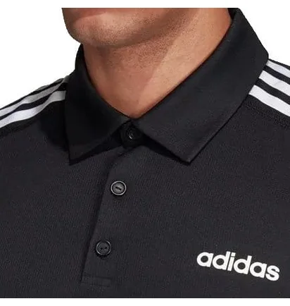 Поло мужское Adidas D2M 3S Po Black Fl0321
