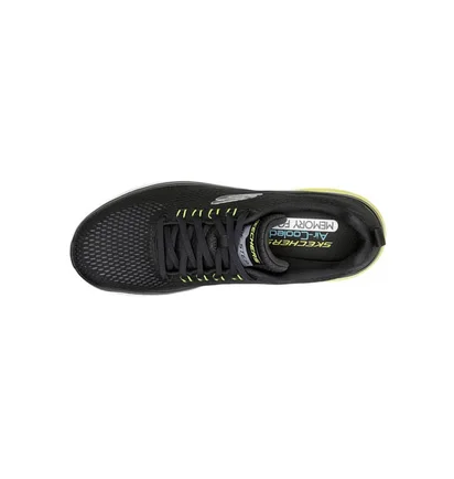 Кросівки чоловічі Skechers Glide Step Sport Wave Heat Lace-Up Sneaker Oxford Black 232270-BLK