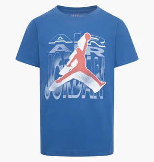 Футболка детская Air Jordan Air 2 3D Tee Blue 95C975-U1R