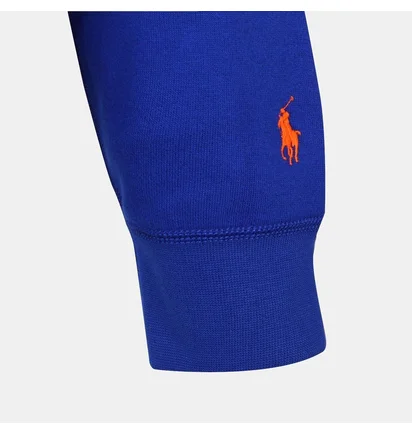 Худи мужское Ralph Lauren Fleece Logo Hoodie Blue 710890190003