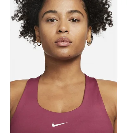 Майка женская Nike Swoosh WomenS Medium-Support Padded Sports Bra Tank Bordo DV9897-653