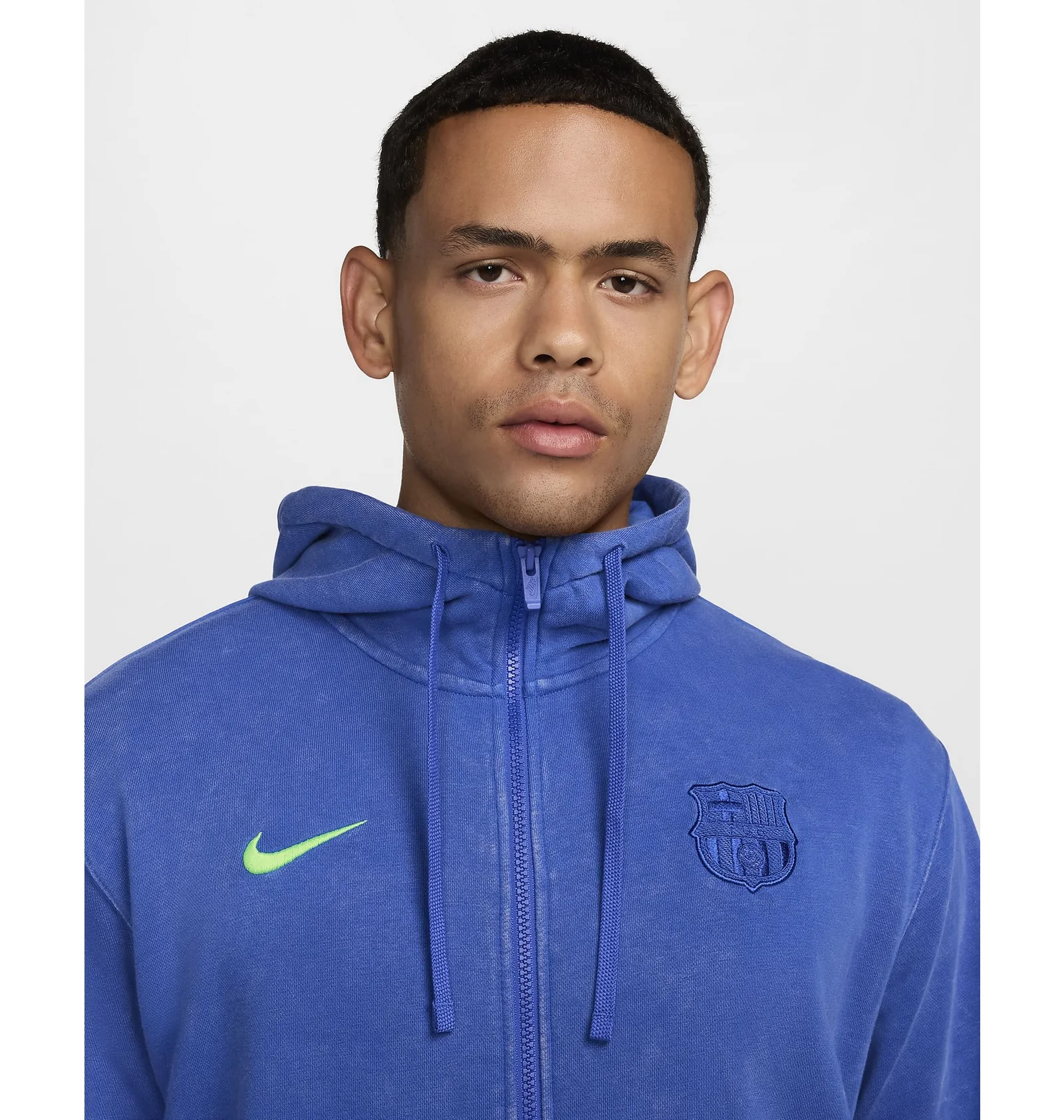 ᐉ Толстовка мужская Nike Fcb Nsw Club Hdy Fz Blue FQ2999-405