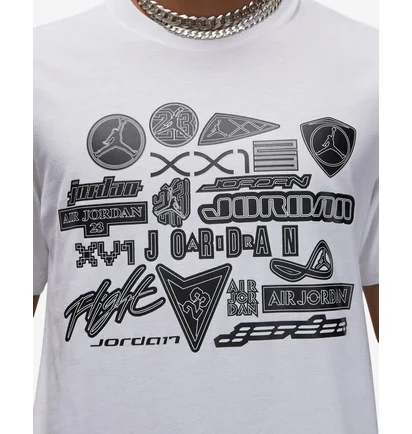 Футболка чоловіча Air Jordan Essential Crewneck Tee 2 White DX9599-100