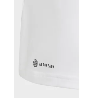 Футболка детская Adidas Train Essentials Aeroready 3-Stripes Slim-Fit Training White HR5774