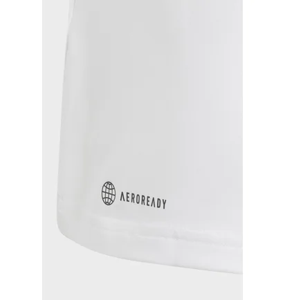 Футболка детская Adidas Train Essentials Aeroready 3-Stripes Slim-Fit Training White HR5774