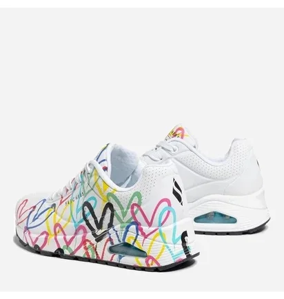 Кросівки жіночі Skechers X Jgoldcrown: Uno - Spread The Love White 155507-WMLT