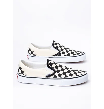 Кеды унисекс Vans Classic Slip-On Beige/Black VN000EYEBWW1M