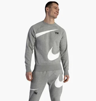 Світшот чоловічий Nike Big Swoosh Grey DR8995-063