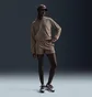 Толстовка женская Nike Nsw Chll Ft Fz Hdy Brown FN2415-233