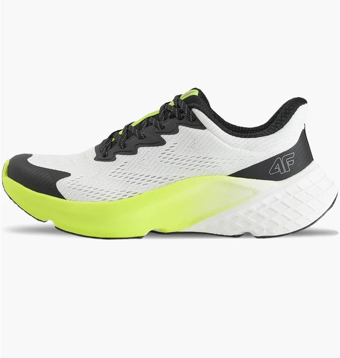 Кросівки чоловічі 4F Freemove Elevated Mesh Running White/Black 4FRSS25FSPOM164-90S