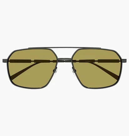 Солнцезащитные очки ALEXANDER MCQUEEN Brown/Grey AM0477S-003-59