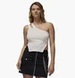 Топ женский Air Jordan Asymmetrical Ribbed Tank Top White FN5798-133