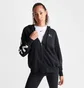 Толстовка женская Nike Sportswear Air Fleece Oversized Full-Zip Hoodie Black FB8047-010
