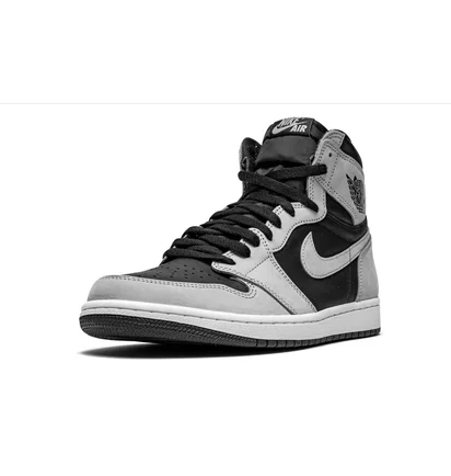 Кроссовки мужские Air Jordan 1 High Og Black/Grey 555088-035