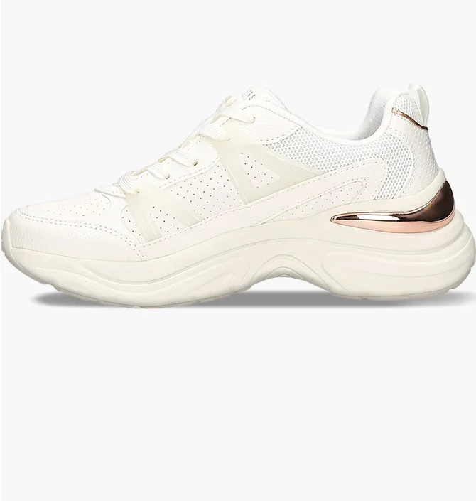 Кроссовки женские Skechers Hazel Faye Beige 177576-WHT