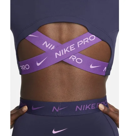 Лонгслив женский Nike Pro Dri-Fit Blue FB5233-555