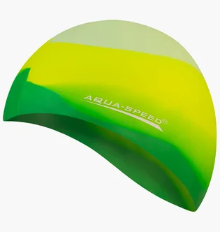Шапочка для плавания Aqua speed Bunt 4065 Yellow/Green 113-72