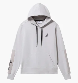 Худи мужское AUSTRALIAN City Fleece-Slam Hoodie Grey LSUFE0018-733
