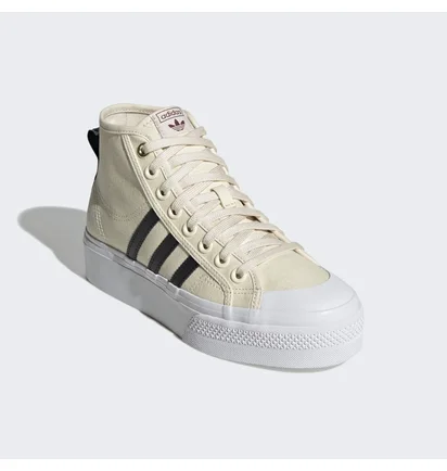 Кеди жіночі Adidas Nizza Platform Mid W Beige H00641