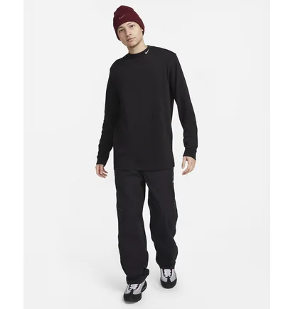 Лонгслів чоловічий Nike Mock Neck T-Shirt Black DX5868-010
