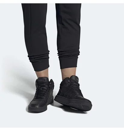 Кросівки жіночі Adidas Hoops 2.0 Mid Black FW4497