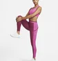 Леггинсы женские Nike Pro WomenS High-Waisted 7/8 Training Leggings With Pockets Bordo DX0063-653