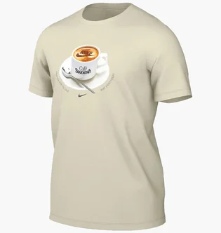Футболка мужская Nike Cafe Swoosh Mug Beige IH1159-133