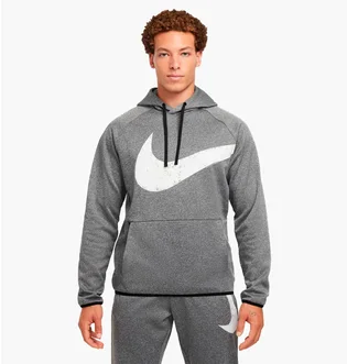 Худи мужское Nike Therma-Fit Pullover Fitness Grey FZ1072-010