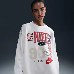 Світшот жіночий Nike WomenS Oversized Crew-Neck French Terry White HF9491-133
