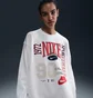 Світшот жіночий Nike WomenS Oversized Crew-Neck French Terry White HF9491-133