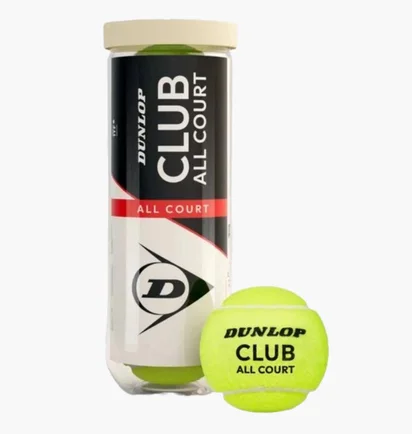 М'яч для великого тенісу Dunlop Club All Court Yellow 601629