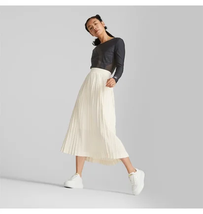 Юбка женская Puma Yona Sunp Plissee Skirt Beige 537978-65