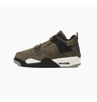 Кроссовки детские Air Jordan 4 Retro Se Craft Medium Olive FB9928-200