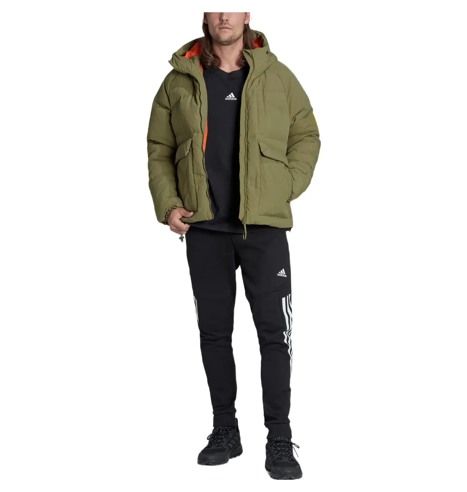 ᐉ Куртка мужская Adidas Big Buffle Down Jacker Green HN9931