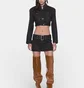 Спідниця жіноча Ksubi Micro Mini Belted Greased Brown WPS26SK007