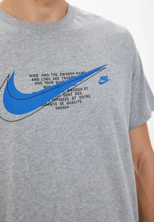Футболка мужская Nike Court Ss Tee Grey DQ7924-063