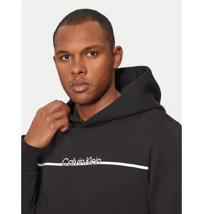 Худи мужское Calvin Klein Split Line Logo Black K10K114338