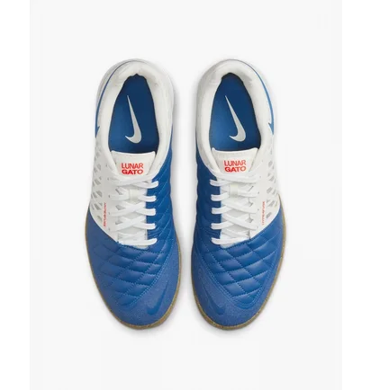Футзалки унисекс Nike Lunargato Ii Blue/White 580456-100