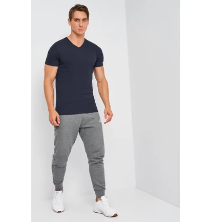 Футболка чоловіча Kappa Mezza Manica Scollo V Blue K1316-BLUNAVY