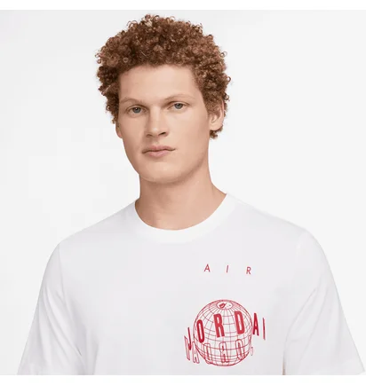 Футболка чоловіча Air Jordan Brand Logo Stack White FN6027-100