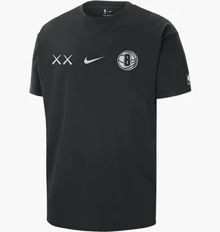Футболка мужская Nike T-Shirt Nba Courtside Max90 Brooklyn Nets City Edition 2023/24 Black FN1996-010