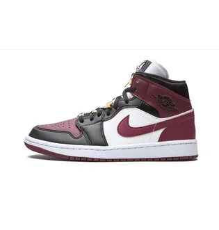 Кроссовки женские Air Jordan Wmns 1 Mid Se Black/Bordo CZ4385-016
