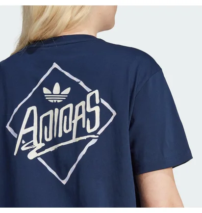 Футболка жіноча Adidas Watermark Graphic Tee Blue IU2488